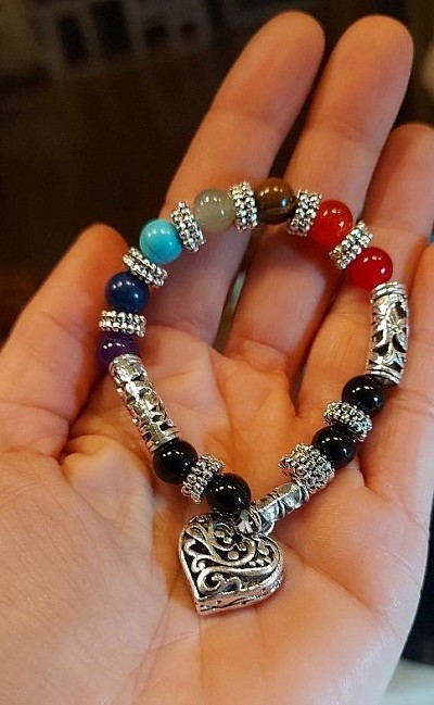 7 chakra armband