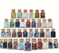 Edelstenen in glazen potjes. Ontdek de magie van de edelstenen. Nu voor €10-,